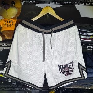 White Men's Market Shorts